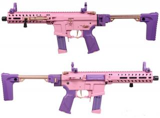 G&G Pink FAR9 Rapid Folding PCC AEG Rifle by G&G